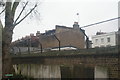 View of the backs of houses on Carol Street from St. Martin