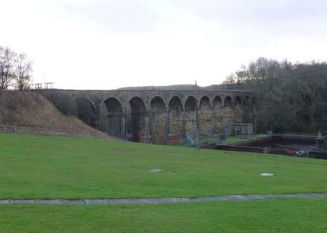 Viaduct on the old Northumberland Central Railway