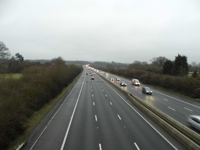 The M23, South Nutfield © David Howard :: Geograph Britain and Ireland