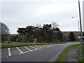 Roundabout on the A64 near Staxton