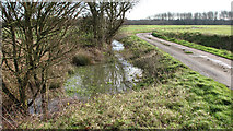 TM2998 : Full drainage ditch beside Zig Zag Lane by Evelyn Simak