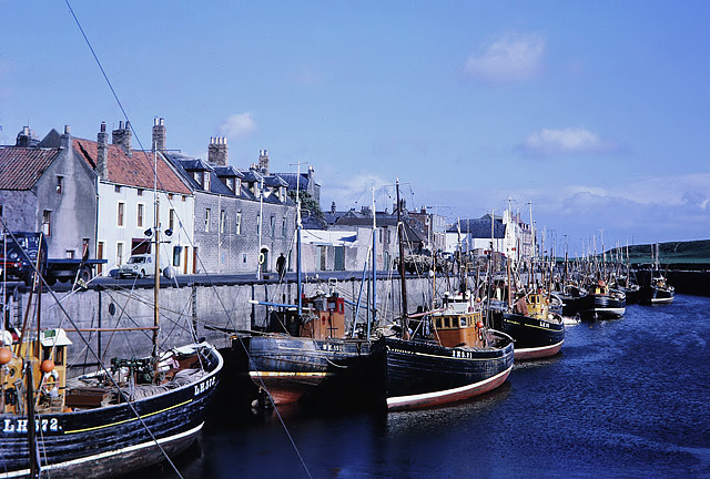 Eyemouth Harbour in 1964