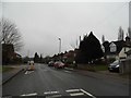 Road narrowing on Nutfield Road