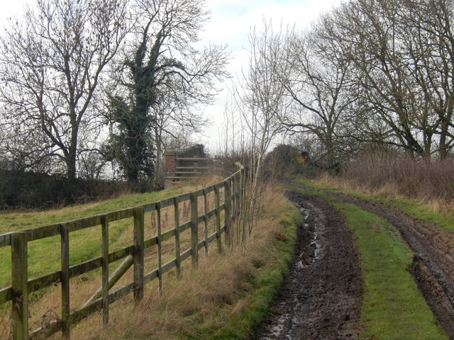 Track west of Cosford