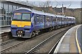 Electric Train Departing From Partick Train station