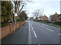 Bus stop on Muston Road (A1039)