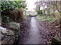 Path from Ystrad Mynach railway station towards Brynmynach Avenue