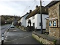 Junction of Back Lane with the main road through Sticklepath