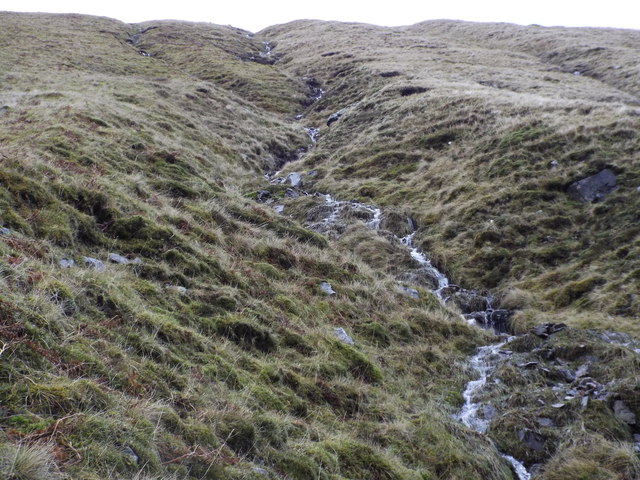 Step feeder of Fintaig Water in Glen Gloy