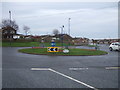 Roundabout on Scarborough Road, Filey