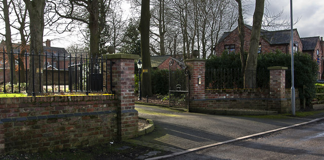 The entrance to Grimsditch Hall