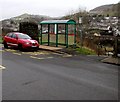 Nelson Terrace bus stop and shelter, Brithdir