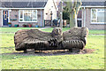 Carved bench, Longstongs Crescent, Washingborough