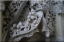 TF0226 : Church of St Andrew: Easter Sepulchre detail by Bob Harvey