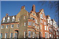 View of houses on the Chelsea Embankment