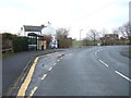 Bus stop and shelter on Filey Road, Gristhorpe