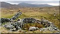 SH6334 : Sheep folds near the summit of Moel y Geifr by David Medcalf