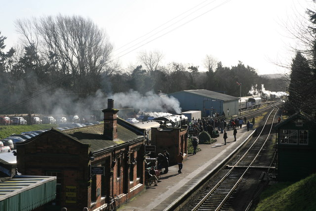 The train now arriving - Rothley Station