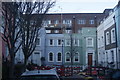 View of coloured houses in Bywater Street