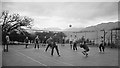 Volleyball at the Outward Bound School in Ullswater, Cumbria