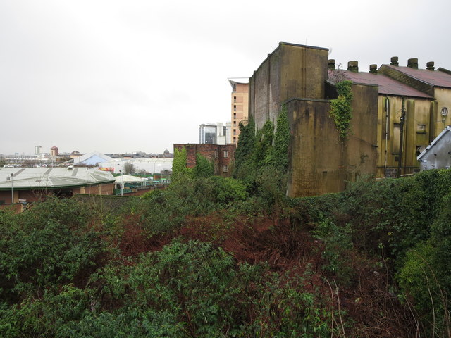 Derelict land on the Strand, Swansea