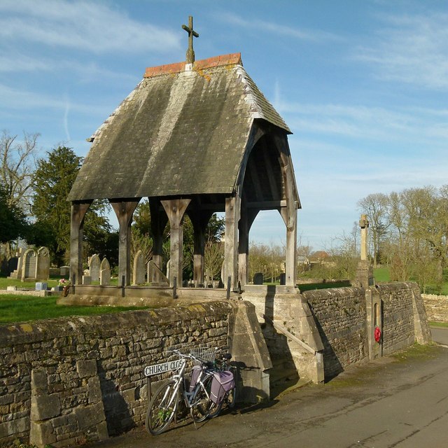 Lych gate, Ashwell churchyard