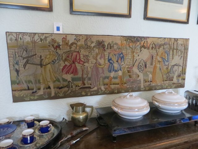 Tapestry in the Dining Room