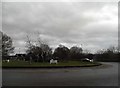 Roundabout on Three Arch Road, Earlswood