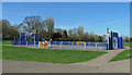 Basketball court at Richmond Park