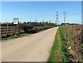 SP4895 : Approach to Highfields Farm by Andrew Tatlow