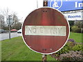 Pre-Worboys no entry sign on Brighton Road