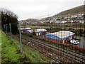 New Tredegar Business Park viewed from Brithdir