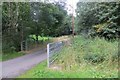 Road end, Eglinton Park Farm