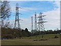 Pylons and masts at Toothill