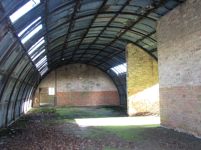 Former Mess hall on Site 4 (interior)