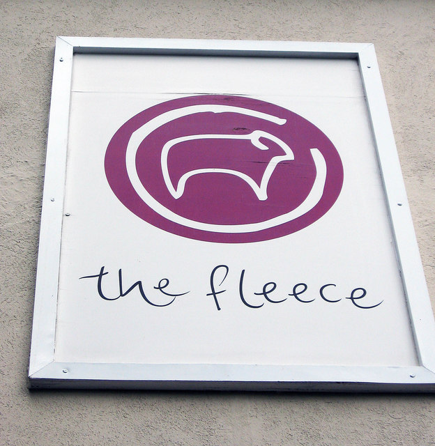 The Fleece (4) - signage, 11 Church Green, Witney, Oxon