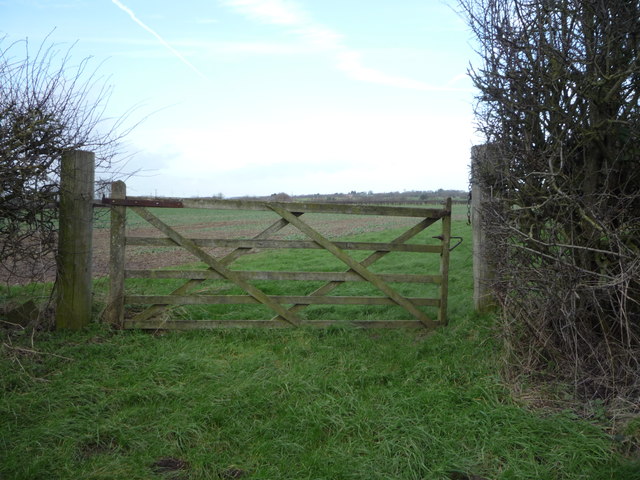 Field entrance off Mill Lane, Skipsea