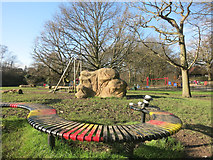 TQ2789 : Play Area in Cherry Tree Wood by Des Blenkinsopp