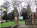 SP9211 : A Green Flag for the Tring Memorial Garden by Chris Reynolds