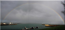 SY6878 : Rainbow, Weymouth Harbour entrance by John Stephen