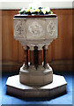 St John the Baptist, Leytonstone - Font