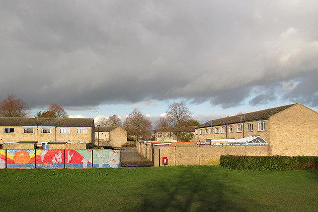 Neville Road Rec and a winter sky