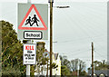 "Kill your speed" sign, Donaghadee (February 2016)