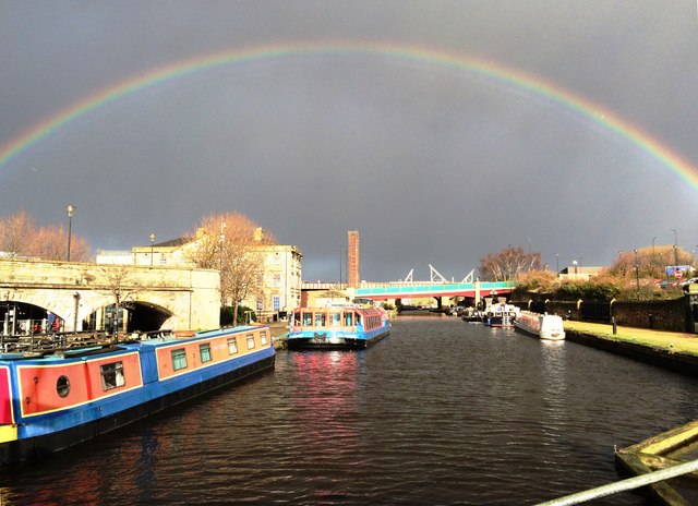 Rainbow Over the Tinsley Canal