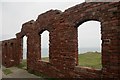 SM8032 : Remains of the brick industry at Porthgain by Becky Williamson