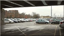 TL1898 : Car park, Peterborough Station by Derek Harper