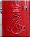 Cypher, Edward VII postbox on Richmond Street, Bridlington