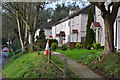 Raised pavement beside Lower Road at Quidhampton