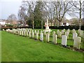 The military section of Exeter Higher Cemetery