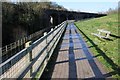 Footpath above the canal